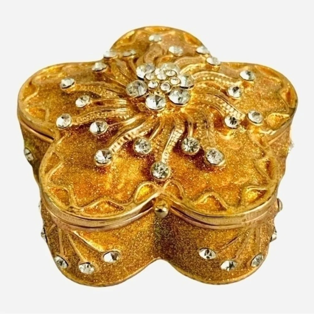 Crystal Flower Trinket Box 2